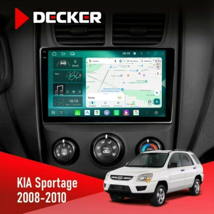 Штатна магнітола KIA Sportage 2008-2010 Decker D9-004 6x128, DSP 360, 2k
