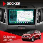 Штатна магнітола KIA Sportage 3 Decker D9-004 з екраном 2K
