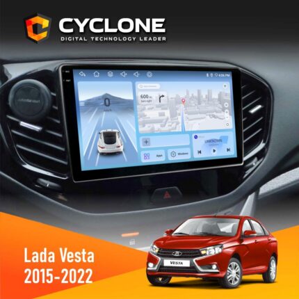 Штатна магнітола Lada Vesta 2015-2022 Cyclone C9-012 4x64 DSP 4G