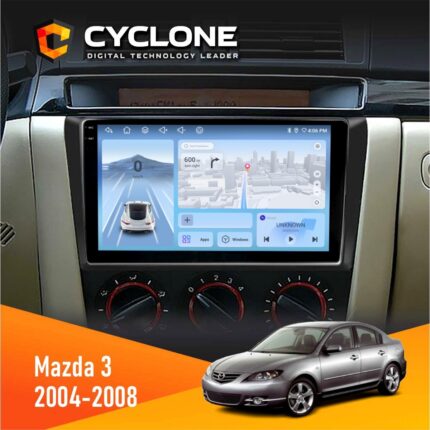 Штатна магнітола Mazda 3 2004-2008 Cyclone