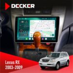 Штатна магнітола Decker D9-004 для Lexus RX 2003-2007