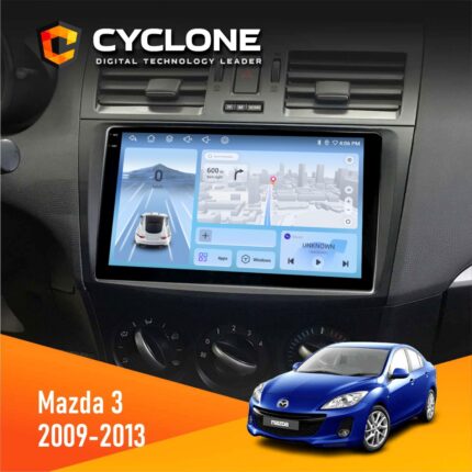 Штатна магнітола Mazda 3 2009-2013 Cyclone C9-012 4x64 DSP 4G