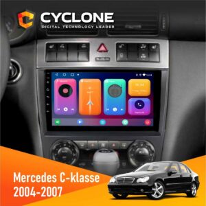 Штатна магнітола Mercedes-Benz C-Class (W203) 2004-2007 Cyclone C9-001 2x64 CPL