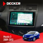 Штатна магнітола Mazda 3 2009-2013 Decker D9-004 6x128, DSP 360, 2k