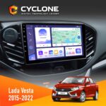 Штатна магнітола Lada Vesta Cyclone C9-011 4x64, DSP