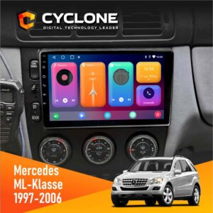 Штатна магнітола Mercedes-Benz ML-Class (W163) 1997-2006 Cyclone C9-001 2x64 CPL