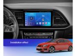 Штатна магнітола FORS auto FS 2 ULTRA для Seat Leon (2+32Gb, 9") 2018+ - вигляд збоку
