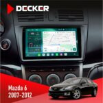 Штатна магнітола Mazda 6 GH 2007-2012 Decker D9-004 6x128, DSP 360, 2k