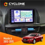 Штатна магнітола Mazda 6 2012-2015 Cyclone