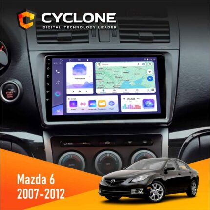 Штатна магнітола Mazda 6 GH 2007-2012 Cyclone C9-011 з DSP