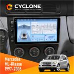 Штатна магнітола Mercedes-Benz ML-Class (W163) 1997-2006 Cyclone C9-012 4x64 DSP 4G