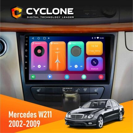 Штатна магнітола Mercedes-Benz E-Class (W211) 2002-2009 AMP Cyclone C9 CPL 2x32