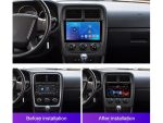 Штатна магнітола Dodge Caliber FORS.auto FS 2 ULTRA в інтер'єрі
