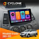 Штатна магнітола Mitsubishi Grandis 2003-2011 Cyclone C9 CPL 2x32