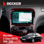 Штатна магнітола Mercedes Benz S Class (W220) Decker D9-004