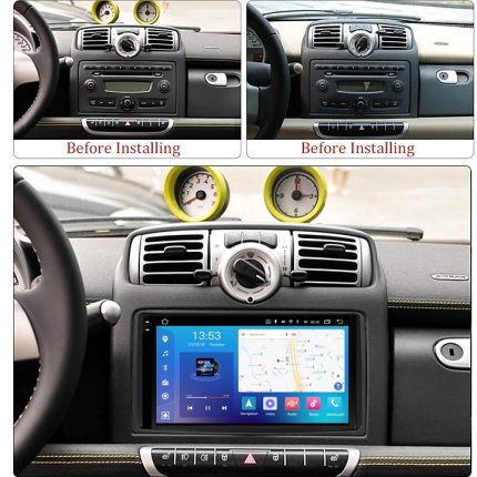 Мультимедійний центр FORS auto Smart Fortwo
