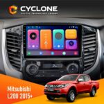 Штатна магнітола Mitsubishi L200 2015+ Climate Cyclone C9 CPL