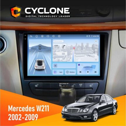 Штатна магнітола Mercedes-Benz E-Class (W211) 2002-2009 Cyclone C9-012 з екраном