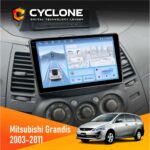 Штатна магнітола Mitsubishi Grandis 2003-2011 Cyclone C9-012 4x64 DSP 4G