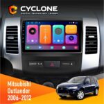 Штатна магнітола Mitsubishi Outlander XL 2006-2012 Cyclone C9 CPL 2x32