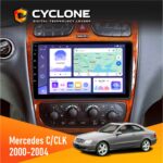 Штатна магнітола Mercedes Benz W203 Cyclone C9-011 для автомобілів 2000-2004 років випуску