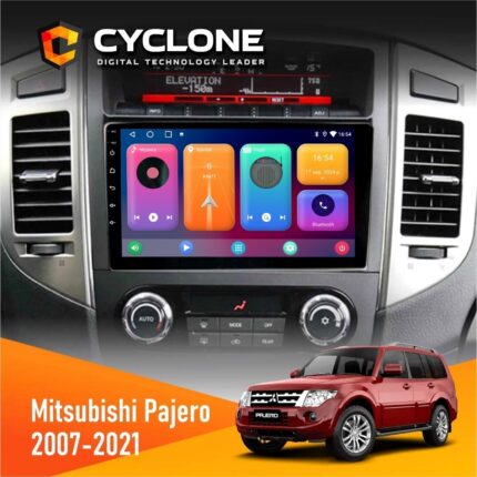 Штатна магнітола Mitsubishi Pajero Cyclone C9 для покращення авто