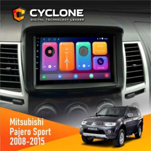Штатна магнітола Mitsubishi Pajero Sport 2008-2015 Cyclone C9-001 2x64 CPL