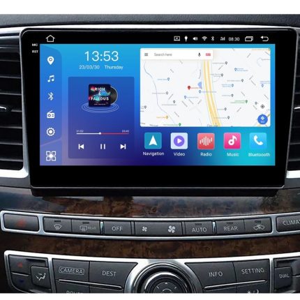 Штатна магнітола FORS auto Infiniti QX60 - вигляд збоку