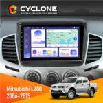 Штатна магнітола Mitsubishi L200 2006-2015 Cyclone C9-011 4x64, DSP