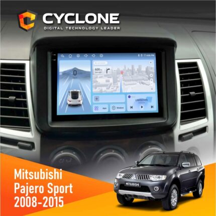 Штатна магнітола Mitsubishi Pajero Sport 2008-2015 Cyclone C9-012 4x64 DSP 4G