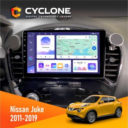 Штатна магнітола Nissan Juke 2011-2019 Cyclone