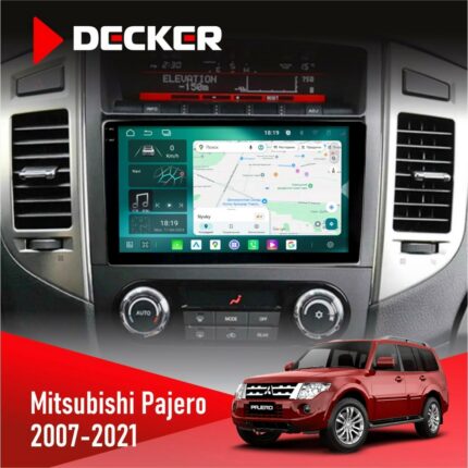 Штатна магнітола Mitsubishi Pajero 2007-2021 Decker D9-004