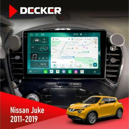 Штатна магнітола Nissan Juke 2011-2019 Decker D9-004 6x128, DSP 360, 2k
