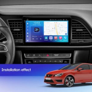 Мультимедійний центр FORS auto в інтер'єрі Seat Leon