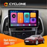 Штатна магнітола Opel Astra j 2009-2017 Cyclone C9 CPL 2x32