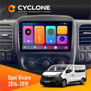 Штатна магнітола Opel Vivaro 2014-2019 Cyclone C9-001 2x64 CPL