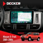 Штатна магнітола Nissan X-Trail 2001-2004 Decker D9-004 6x128, DSP 360, 2k