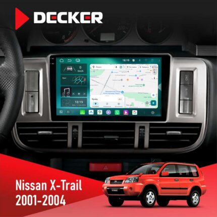 Штатна магнітола Nissan X-Trail 2001-2004 Decker D9-004 6x128, DSP 360, 2k