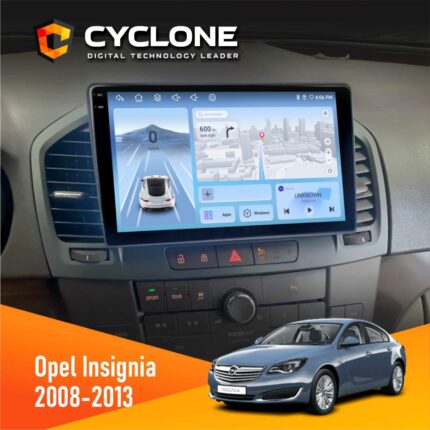 Штатна магнітола Opel Insignia 2008-2013 Cyclone C9-012 4x64 DSP 4G