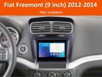Штатна магнітола Fiat Freemont FORS auto з великим екраном