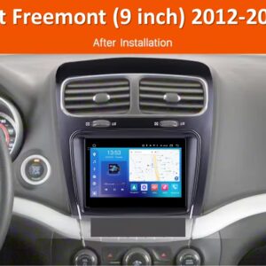 Штатна магнітола Fiat Freemont FORS auto з великим екраном