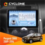 Штатна магнітола Peugeot 3008 Cyclone C9-012 4x64 DSP 4G