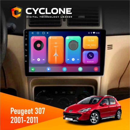 Штатна магнітола Peugeot 307 2001-2011 Cyclone C9 CPL 2x32