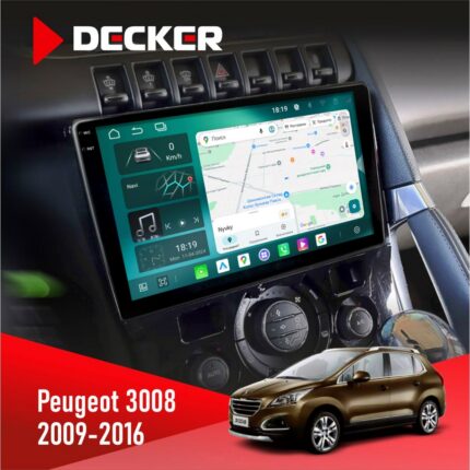 Штатна магнітола Peugeot 3008 Climate Decker D9-004