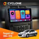 Штатна магнітола Peugeot 407 Cyclone