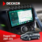 Штатна магнітола Peugeot 5008 Decker D9-004 з екраном QLED 2K