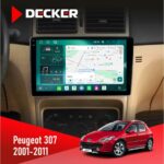 Штатна магнітола Peugeot 307 Decker