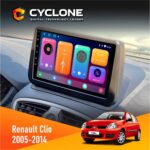 Штатна магнітола Renault Clio 2005-2014 Cyclone C9 CPL 2x32