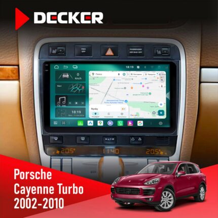 Штатна магнітола Porsche Cayenne Turbo 2002-2010 Decker D9-004 6x128, DSP 360, 2k