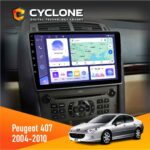 Штатна магнітола Peugeot 407 Cyclone C9-011 4x64, DSP